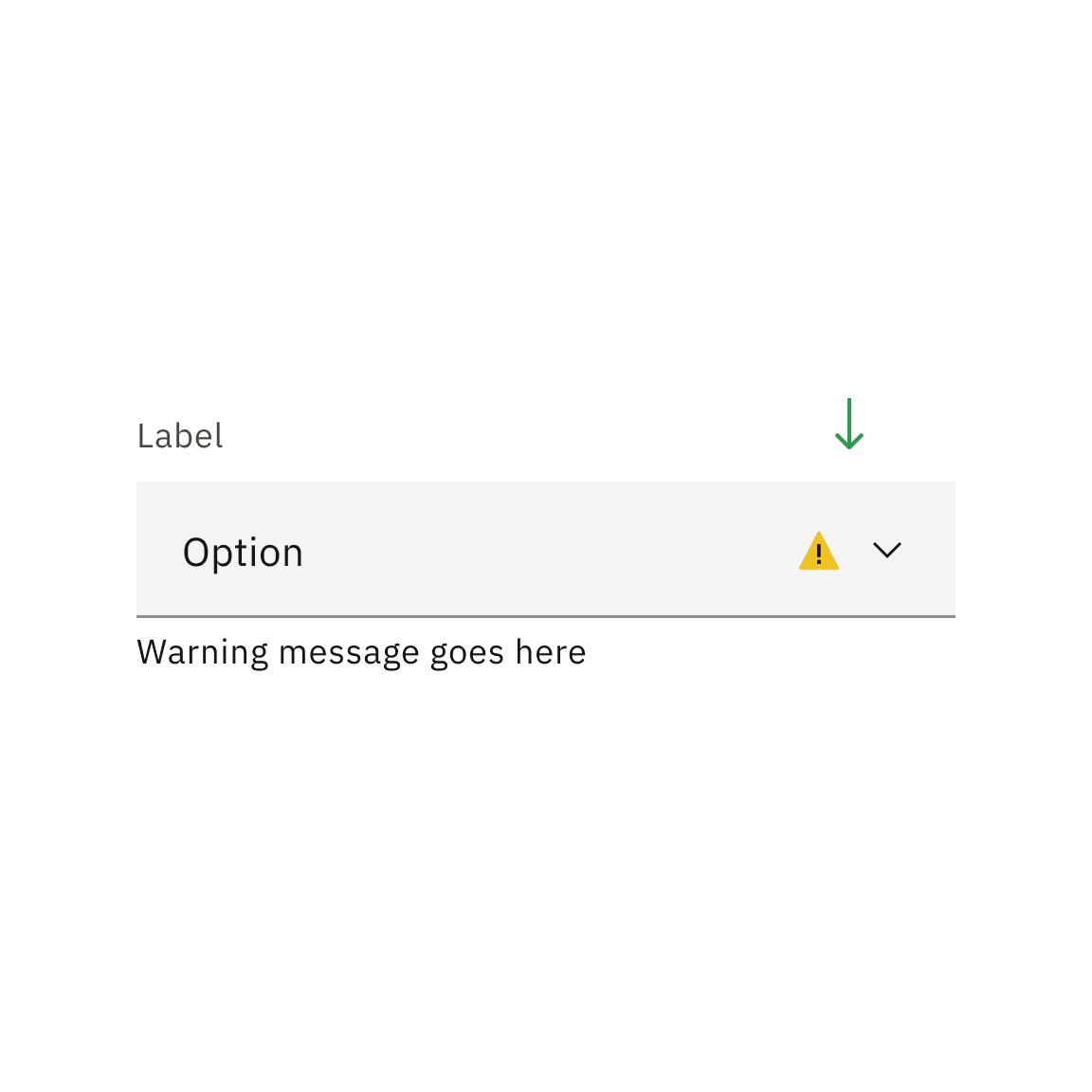 Do not introduce vertical divider between two non-interactive elements in an input field.